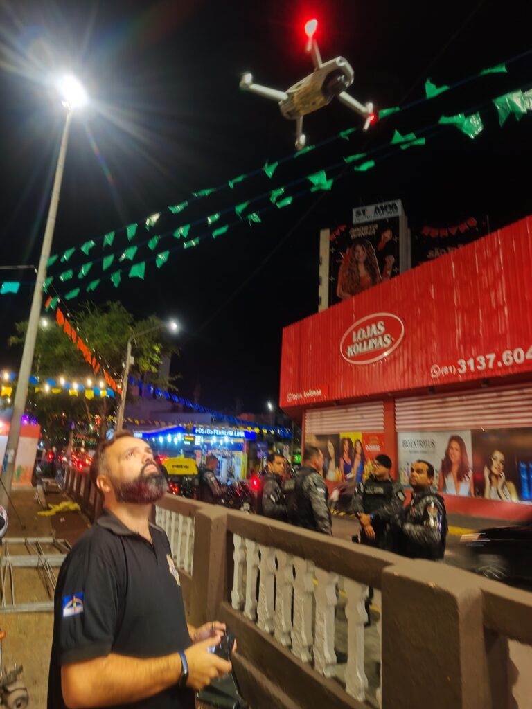 Equipe da SDS detecta tráfico de drogas com drones durante festejos juninos em Petrolina