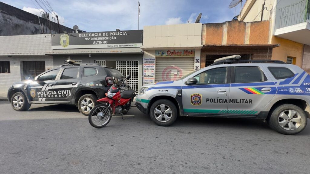 Motocicleta furtada em Bezerros é recuperada em Altinho pela Central Associados