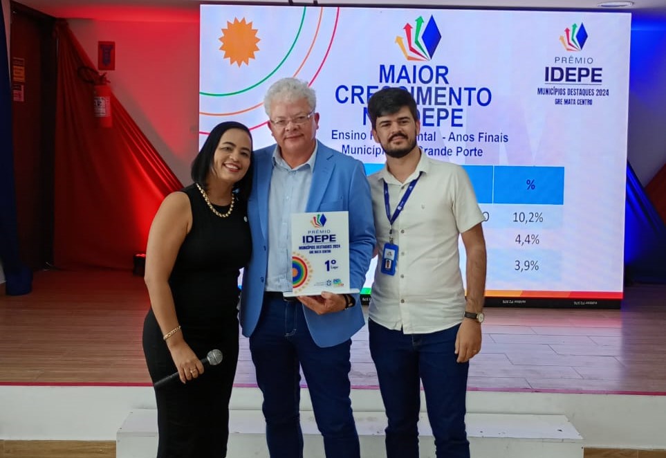 Vitória de Santo Antão conquista quatro prêmios e se destaca como referência em educação na Mata Centro