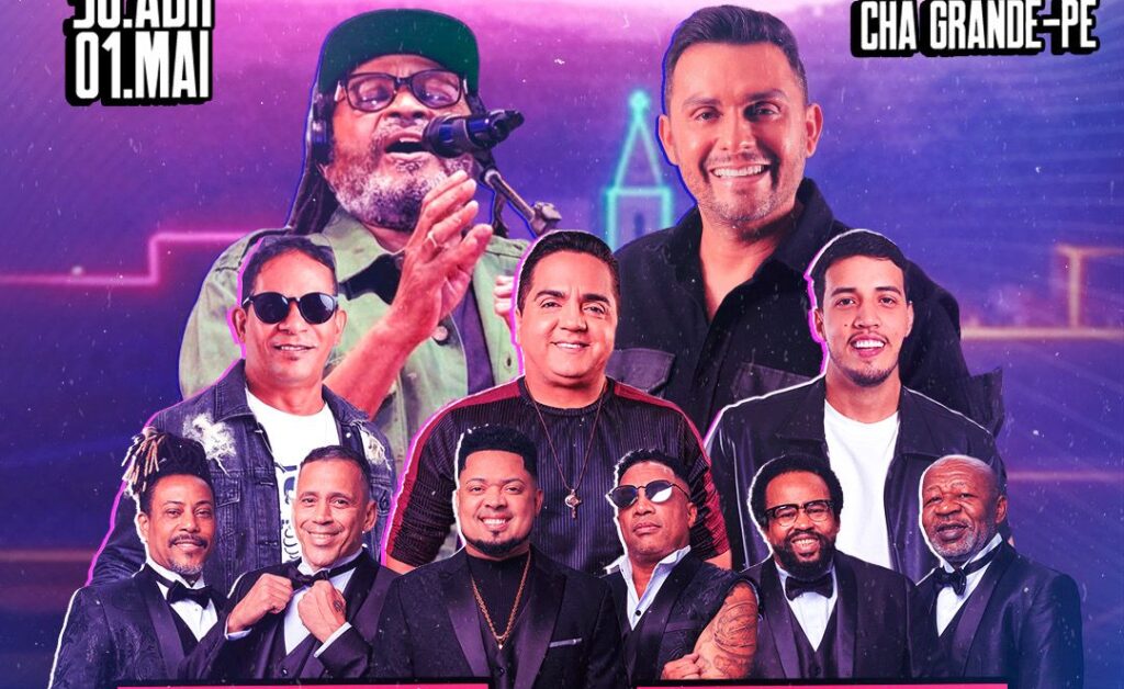 Confira a programação completa da Festa do Trabalhador em Chã Grande